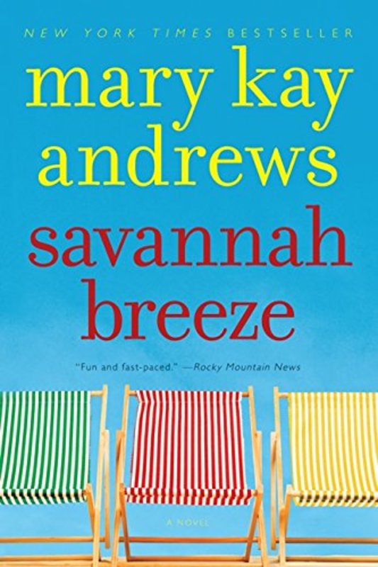 Book cover for "Savannah Breeze" by Mary Kay Andrews