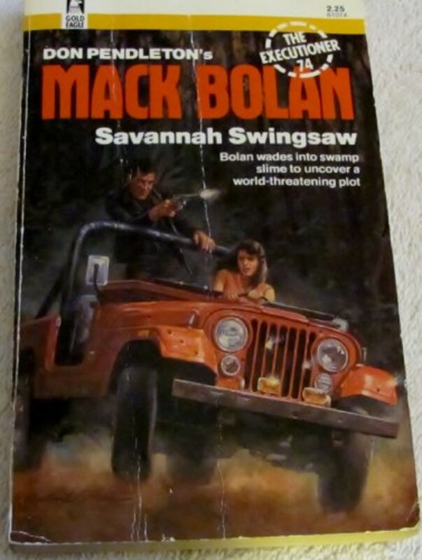 Book cover for "Savannah Swingsaw" by Don Pendleton