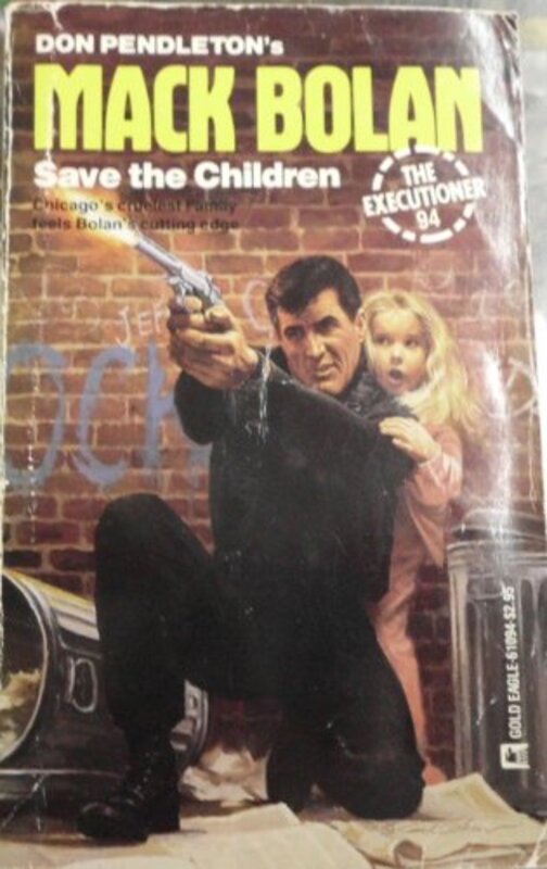 Book cover for "Save The Children" by Don Pendleton