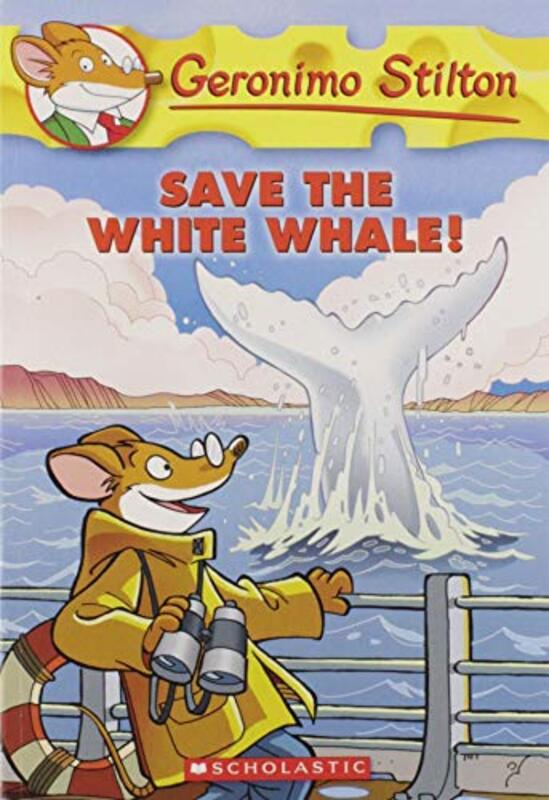 Book cover for "Save the White Whale!" by Elisabetta Dami