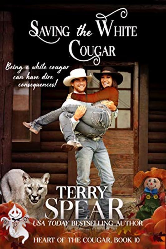 Book cover for "Saving the White Cougar" by Terry Spear