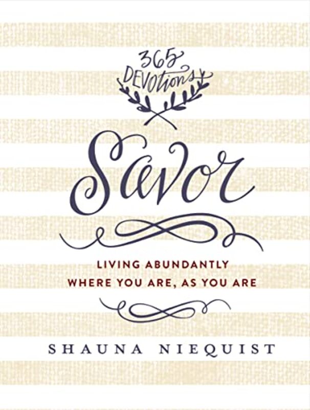 Book cover for "Savor"