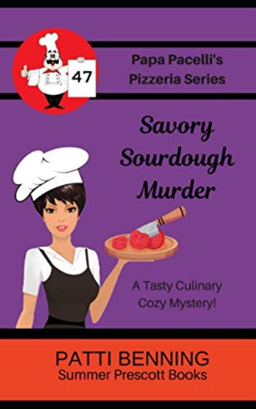 Book cover for "Savory Sourdough Murder" by Patti Benning