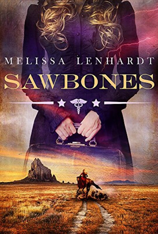 Book cover for "Sawbones" by Melissa Lenhardt