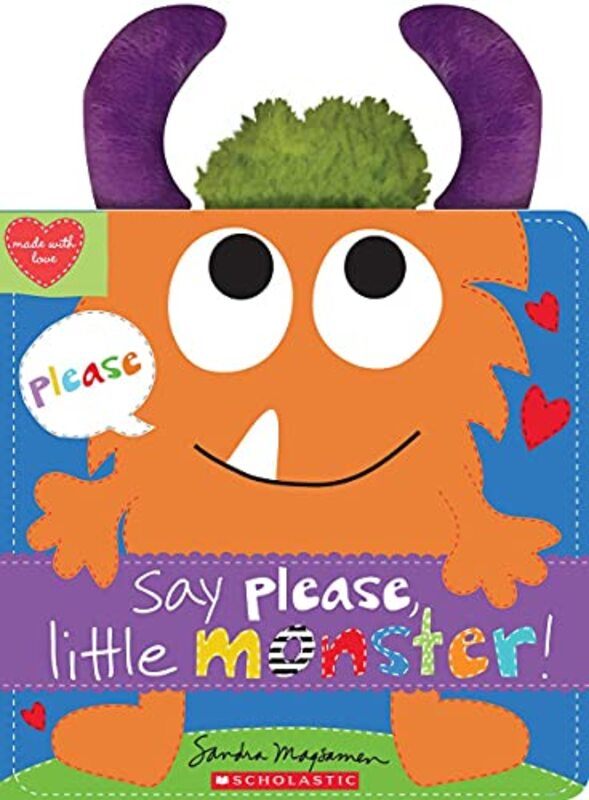 Book cover for "Say Please, Little Monster!" by Sandra Magsamen