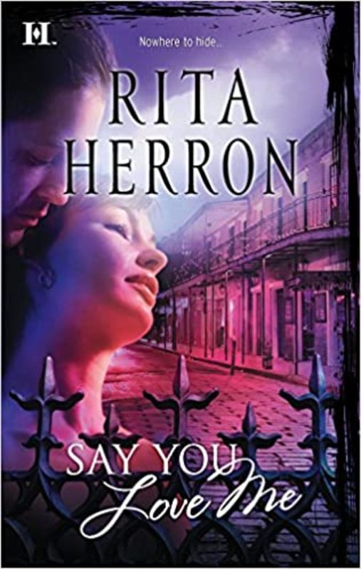 Book cover for "Say You Love Me" by Rita Herron