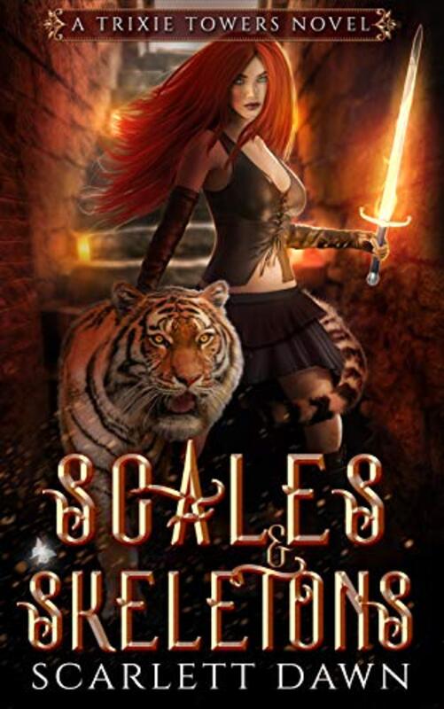 Book cover for "Scales and Skeletons" by Scarlett Dawn