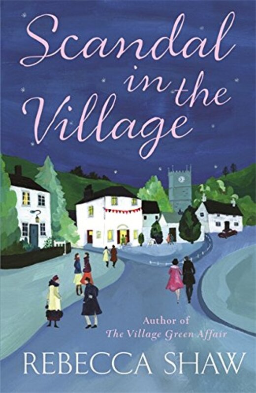 Book cover for "Scandal In The Village" by Rebecca Shaw