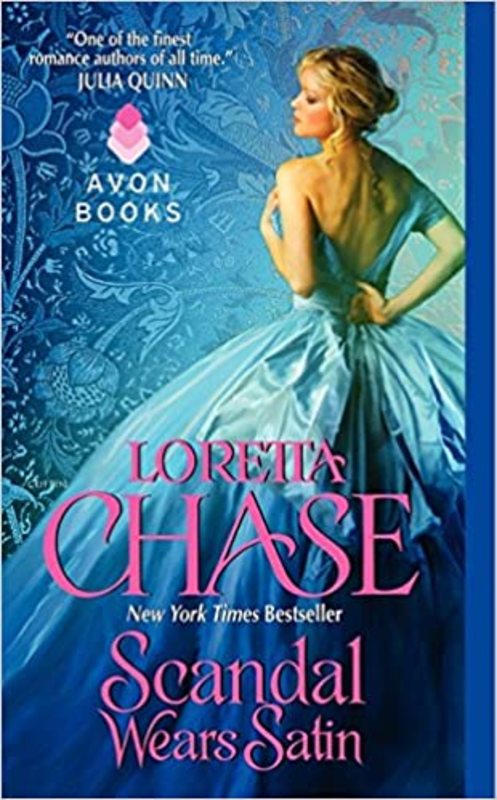 Book cover for "Scandal Wears Satin" by Loretta Chase