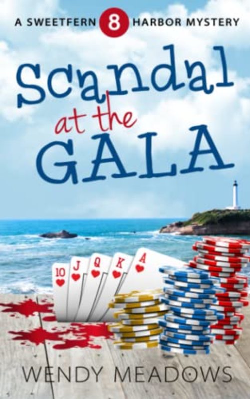 Book cover for "Scandal at the Gala" by Wendy Meadows