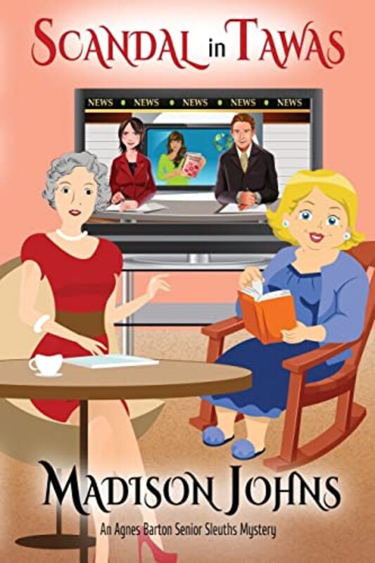 Book cover for "Scandal in Tawas" by Madison Johns