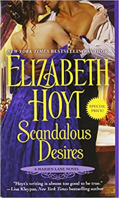 Book cover for "Scandalous Desires" by Elizabeth Hoyt