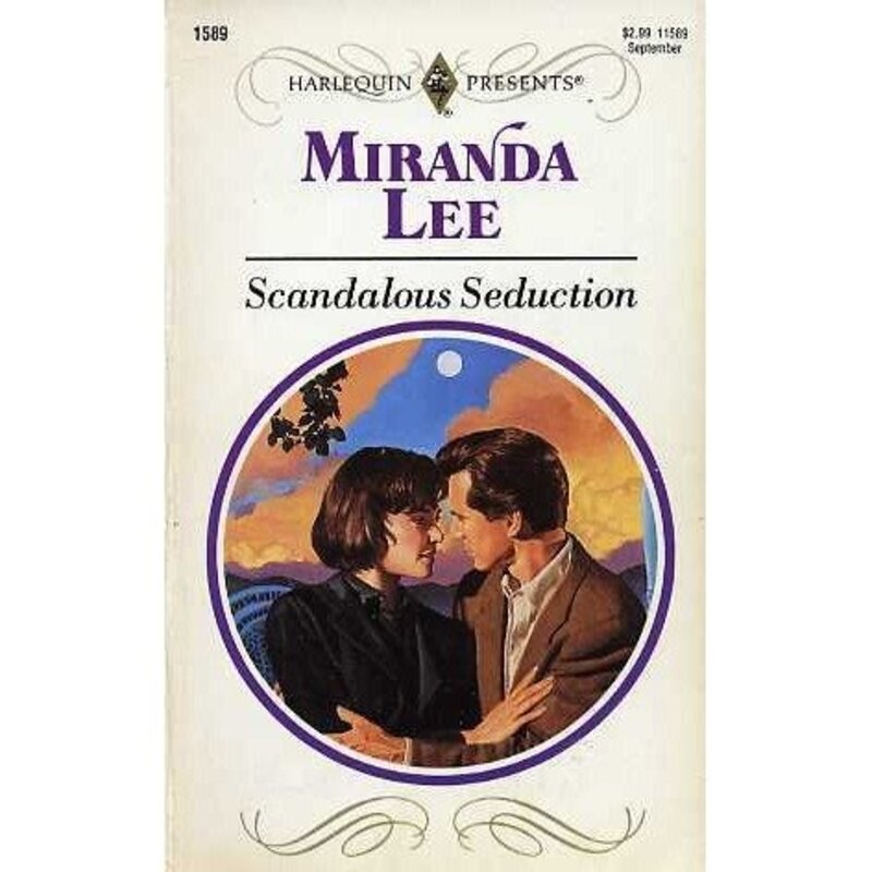 Book cover for "Scandalous Seduction" by Miranda Lee