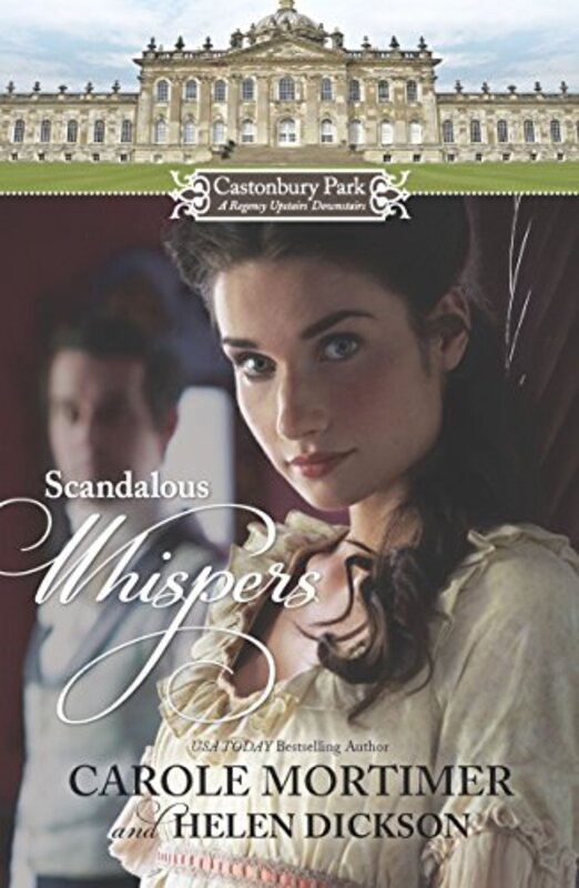 Book cover for "Scandalous Whispers" by Carole Mortimer