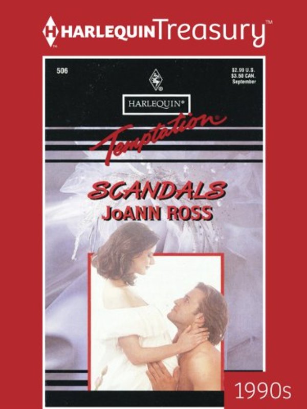 Book cover for "Scandals" by JoAnn Ross