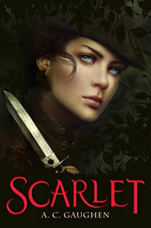Book cover for "Scarlet" by AC Gaughen