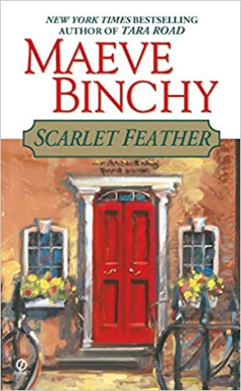 Book cover for "Scarlet Feather" by Maeve Binchy