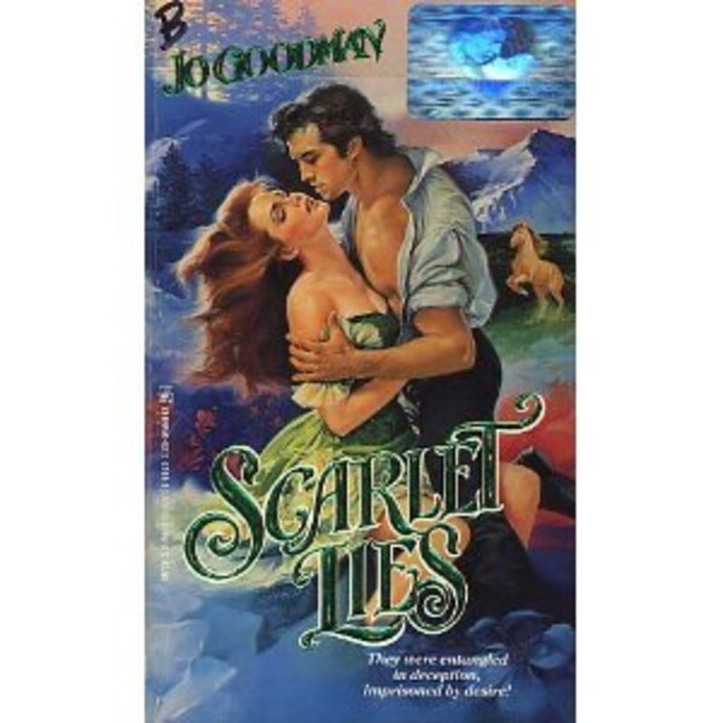 Book cover for "Scarlet Lies" by Jo Goodman
