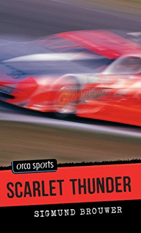 Book cover for "Scarlet Thunder" by Sigmund Brouwer