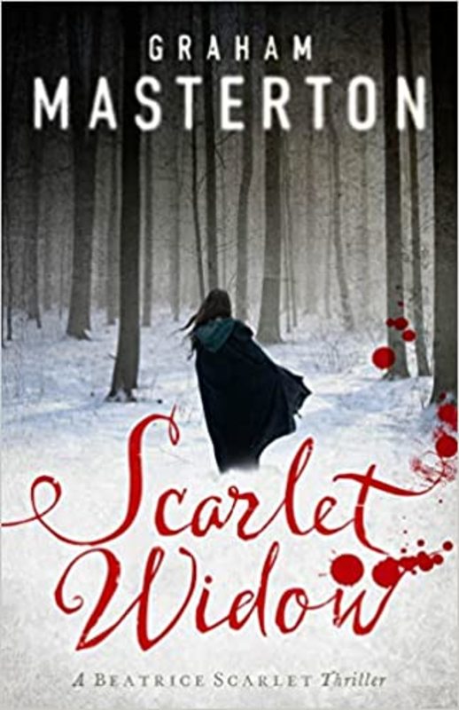 Book cover for "Scarlet Widow" by Graham Masterton