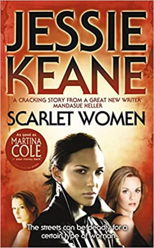 Book cover for "Scarlet Women" by Jessie Keane