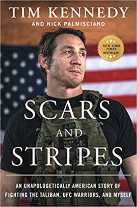 Book cover for "Scars and Stripes" by Tim Kennedy