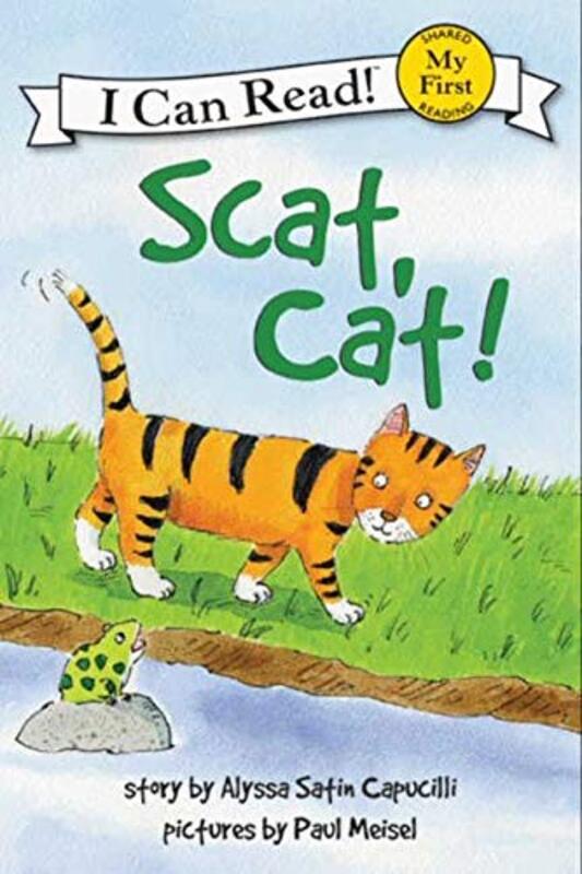 Book cover for "Scat, Cat!" by Alyssa Satin Capucilli
