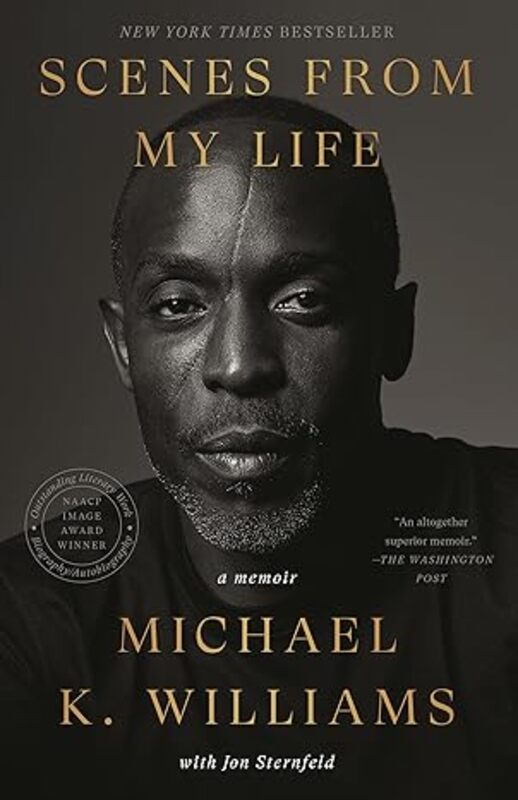 Book cover for "Scenes from My Life" by Michael K. Williams