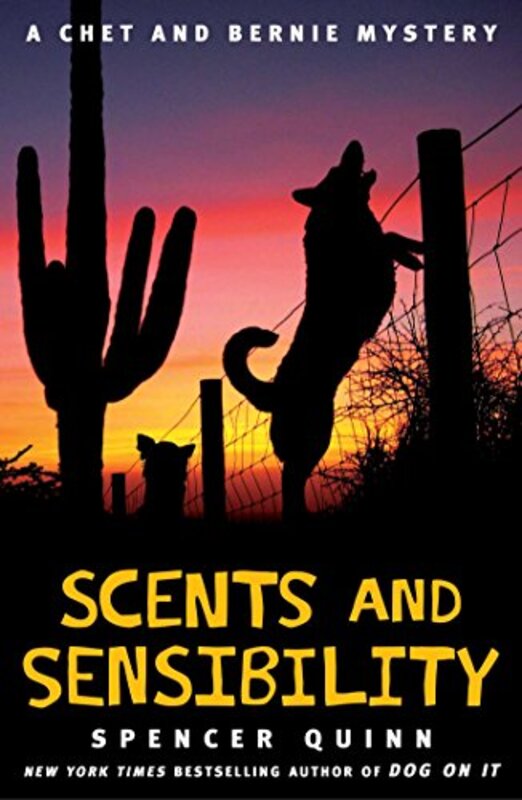 Book cover for "Scents and Sensibility" by Spencer Quinn
