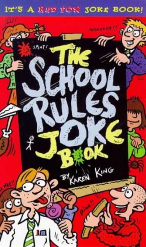 Book cover for "School Rules Joke Book" by Karen King