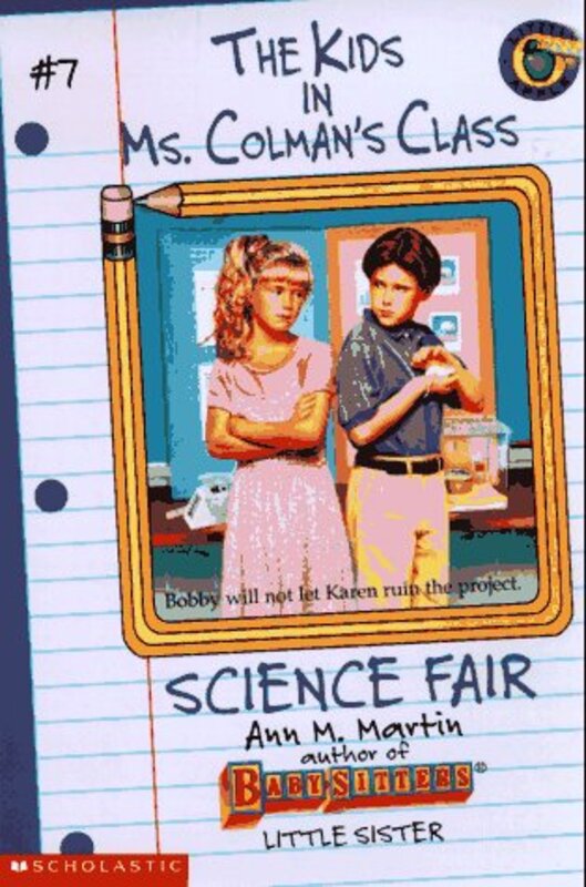 Book cover for "Science Fair" by Ann M Martin