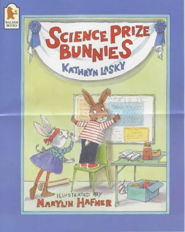 Book cover for "Science Prize Bunnies" by Kathryn Lasky