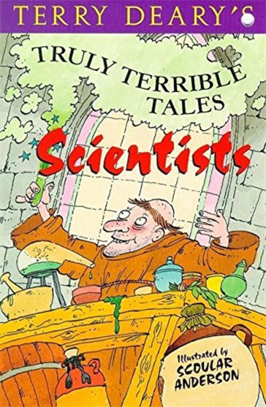 Book cover for "Scientists" by Terry Deary