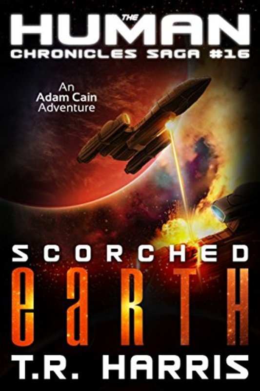 Book cover for "Scorched Earth" by TR Harris
