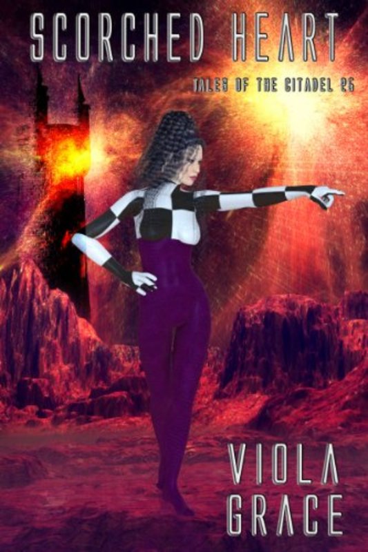 Book cover for "Scorched Heart" by Viola Grace