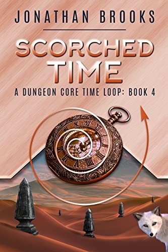 Book cover for "Scorched Time" by Jonathan Brooks