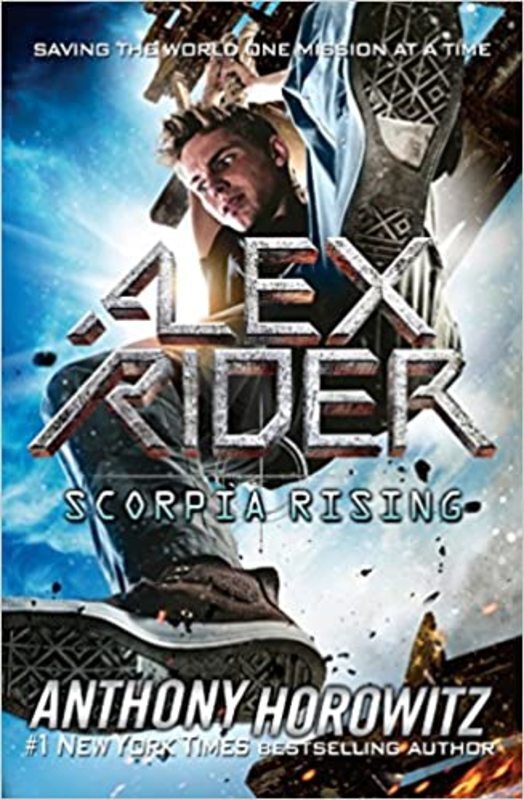 Book cover for "Scorpia Rising" by Anthony Horowitz