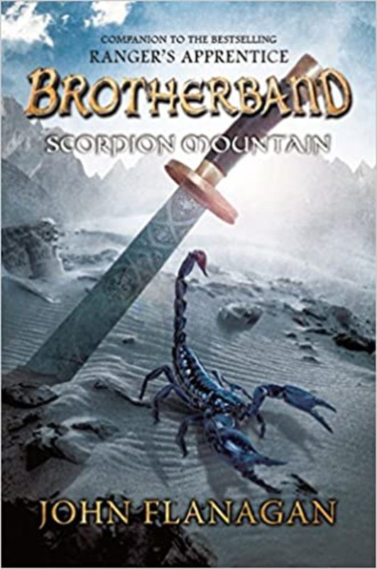 Book cover for "Scorpion Mountain" by John Flanagan