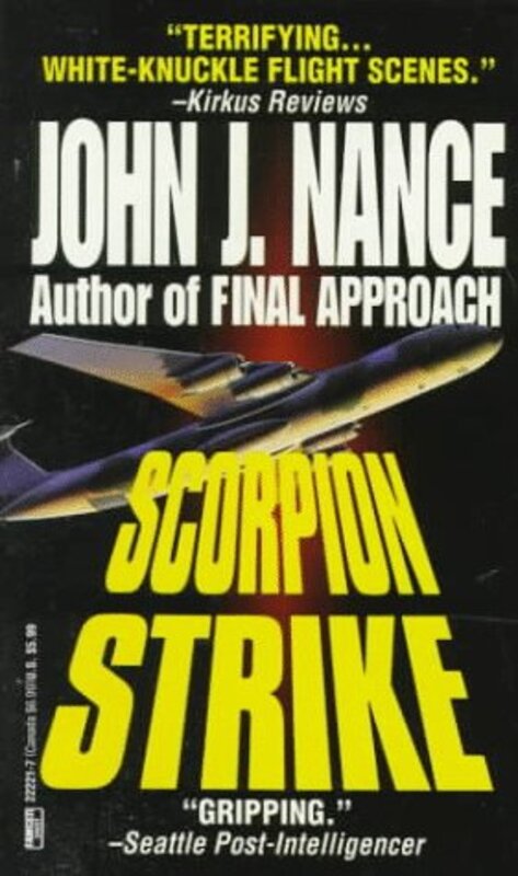 Book cover for "Scorpion Strike" by John J Nance