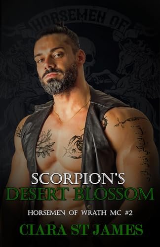 Book cover for "Scorpion's Desert Blossom" by Ciara St James