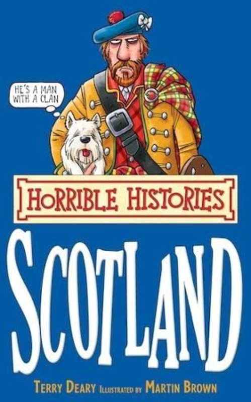 Book cover for "Scotland" by Terry Deary