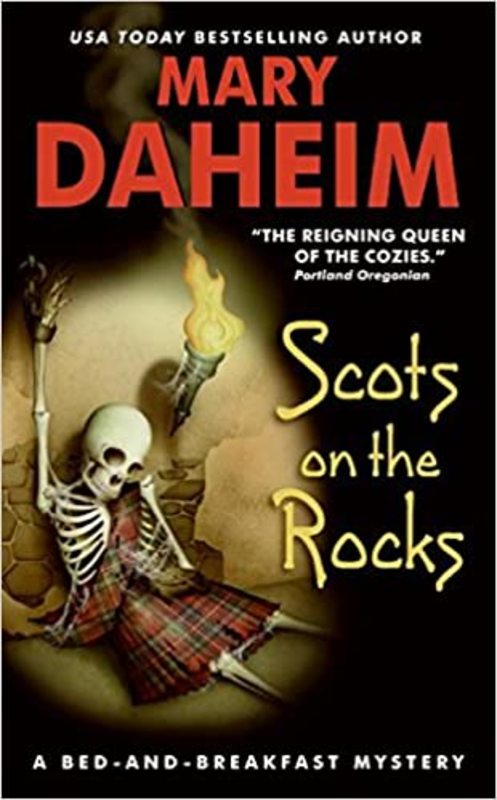 Book cover for "Scots on the Rocks" by Mary Daheim