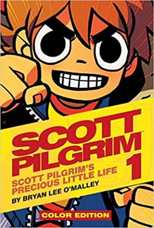 Book cover for "Scott Pilgrim" by Bryan Lee O'Malley