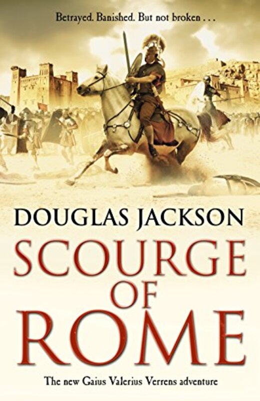 Book cover for "Scourge of Rome" by Douglas Jackson
