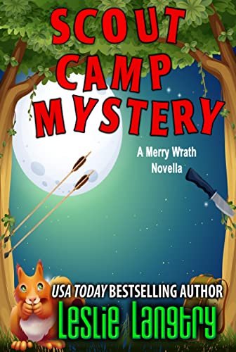 Book cover for "Scout Camp Mystery" by Leslie Langtry