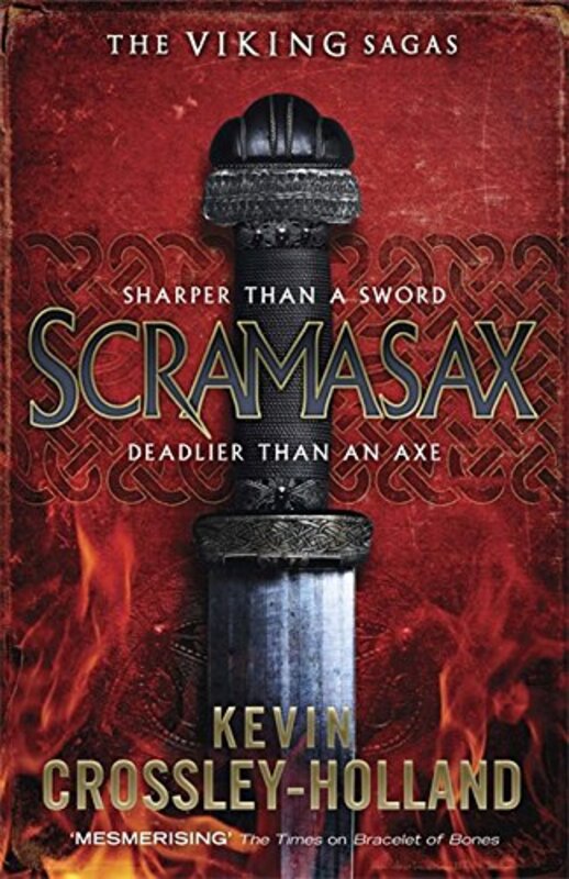 Book cover for "Scramasax" by Kevin Crossley Holland
