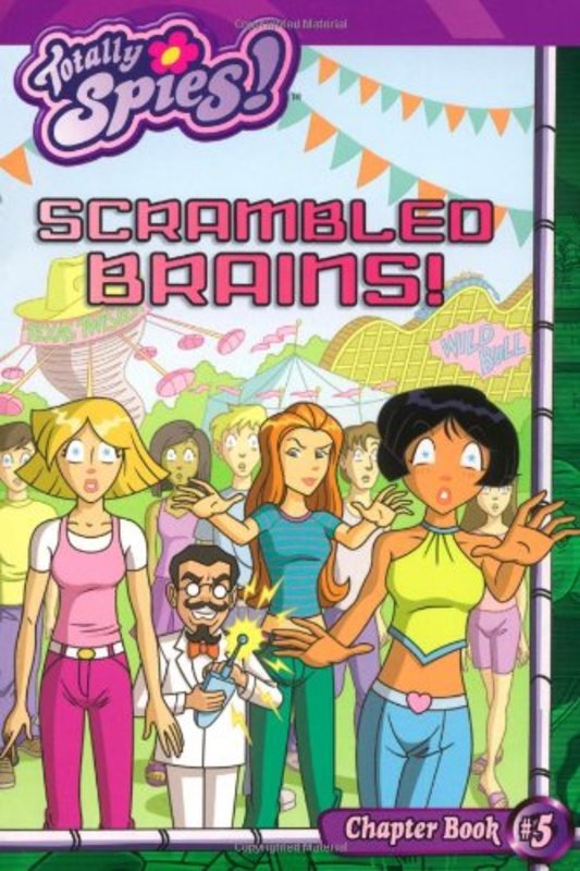 Book cover for "Scrambled Brains!" by Tracey West