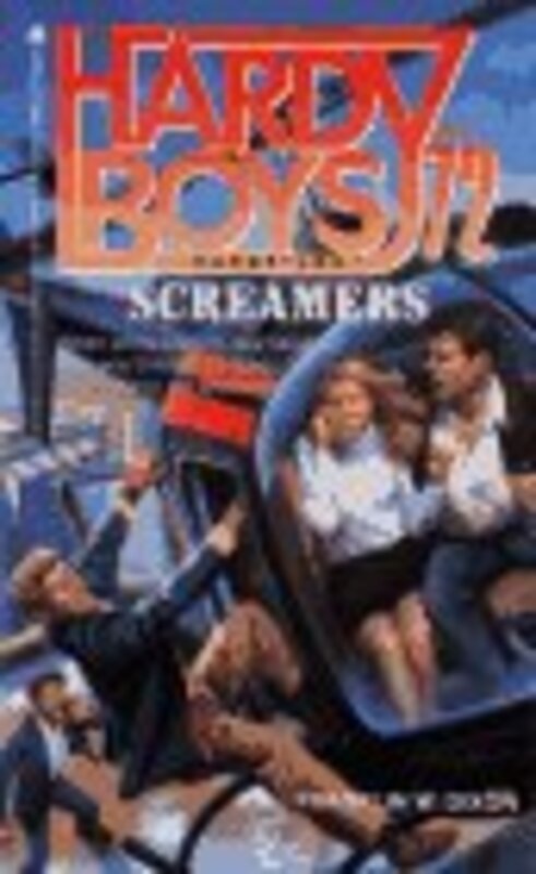 Book cover for "Screamers" by Franklin W Dixon