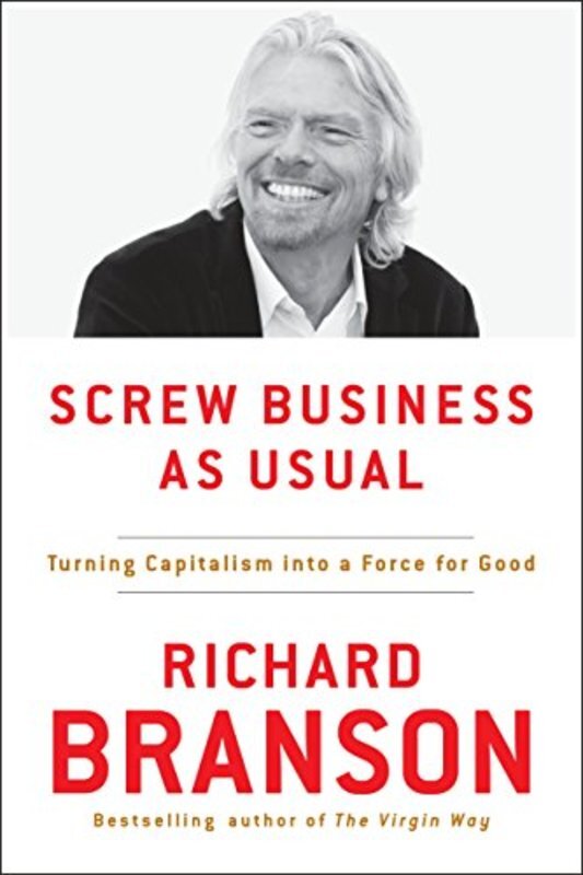 Book cover for "Screw Business As Usual" by Richard Branson