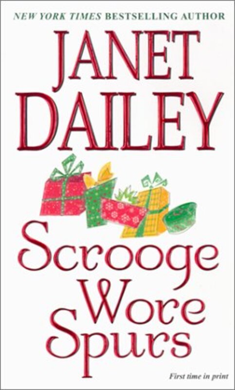 Book cover for "Scrooge Wore Spurs" by Janet Dailey